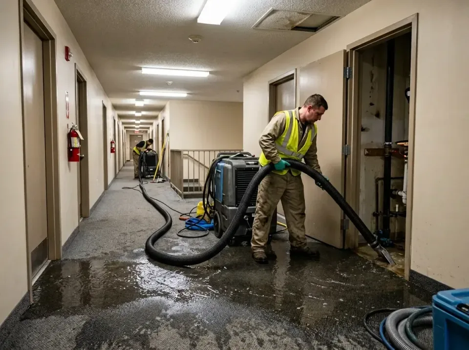 multi-unit-apartment-hallway-f-005 — frequently asked questions, Emergency Burst Pipe Water Extraction & Removal in Short Hi…